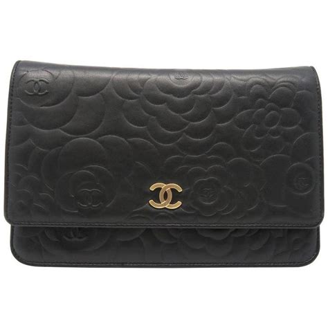 chanel camellia embossed lambskin ebay|Authenticated Chanel Camellia Embossed Lambskin Bifold .